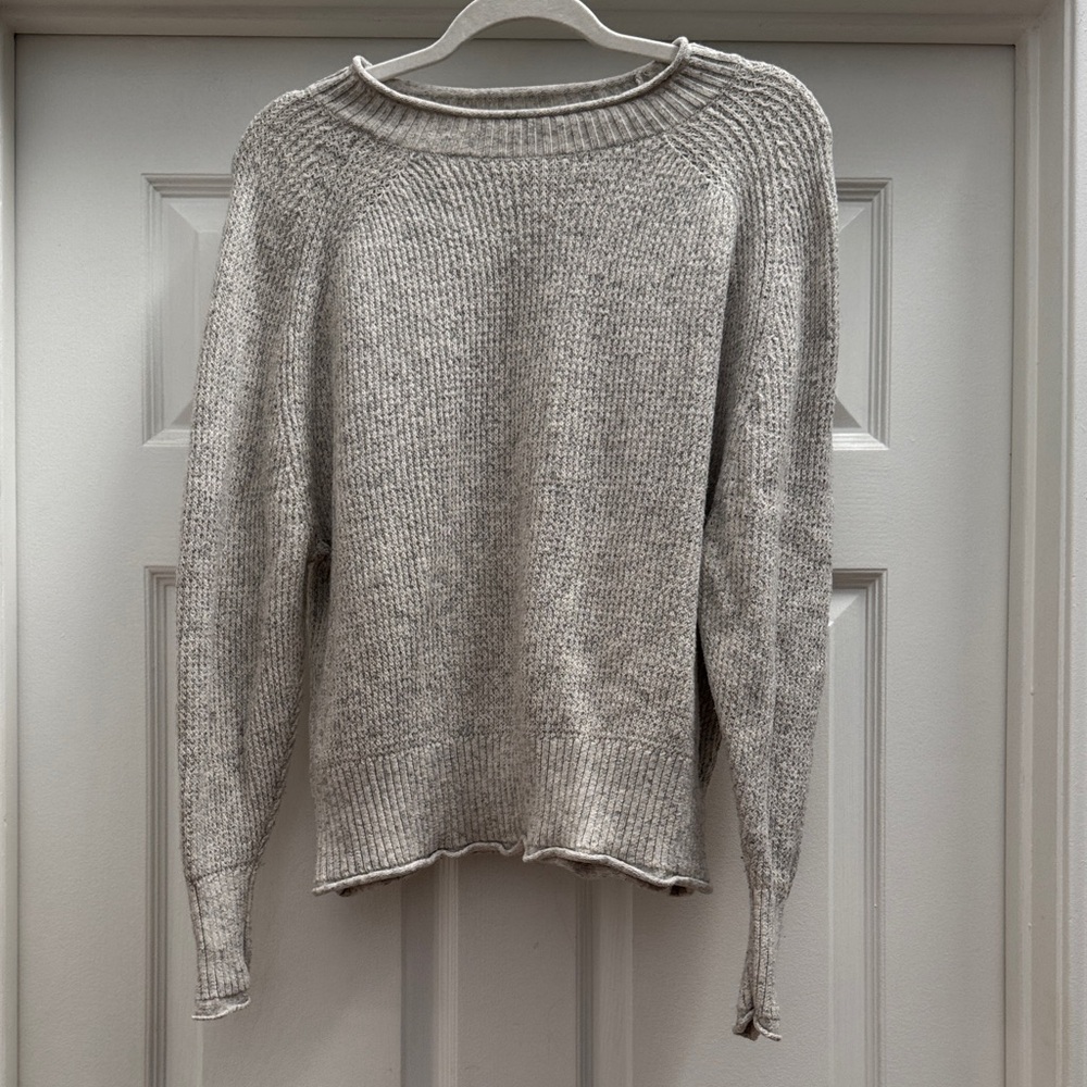 Loft Light Gray Sweater